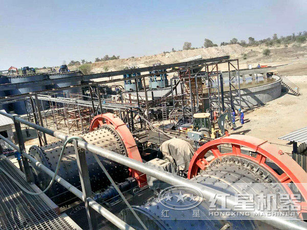 湖南金礦球磨機(jī)工作現(xiàn)場