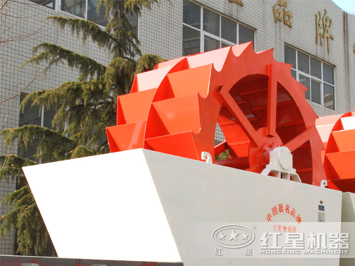 雙輪輪斗式洗砂機，產量50-100t/h