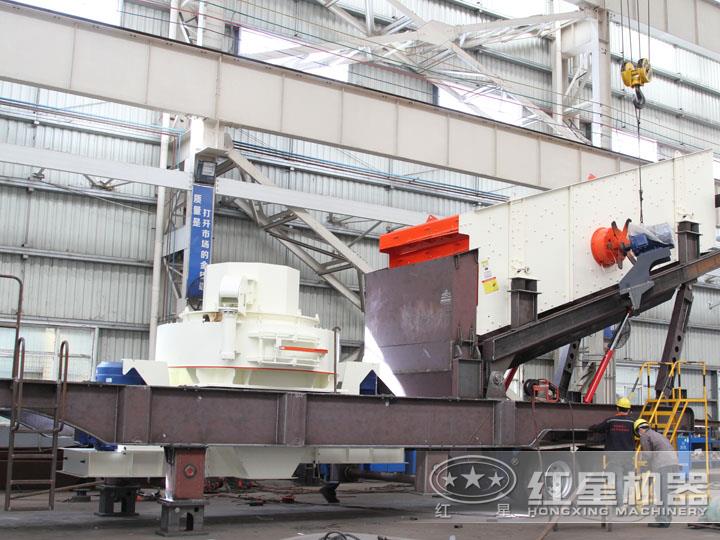 移動柴油打砂機，柴油發(fā)電+電動機供能