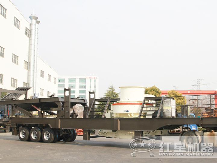 移動柴油打砂機，可一鍵智能操作，液壓控制