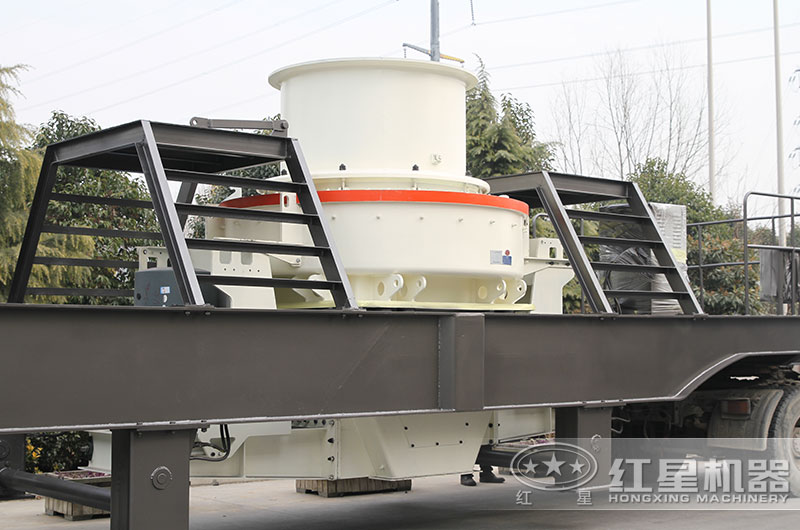 時(shí)產(chǎn)100噸移動制砂機(jī)、配置HVI制砂機(jī)