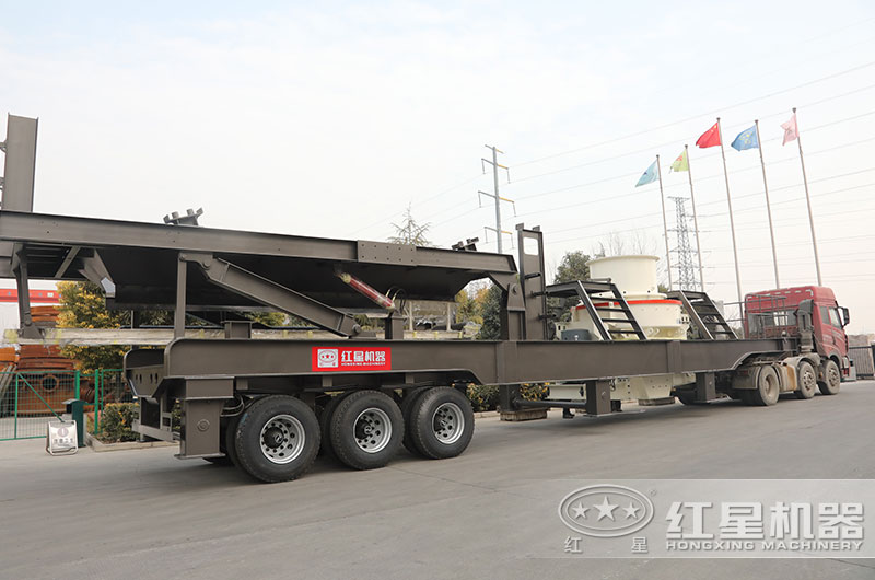 時(shí)產(chǎn)100噸移動制砂機(jī)直接發(fā)往安徽