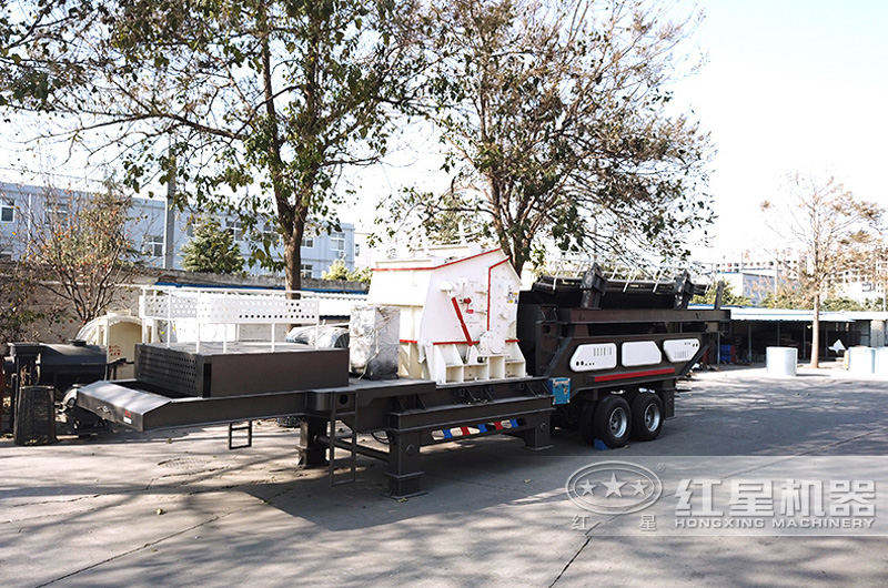 反擊破移動式破碎機價格便宜，成品均勻